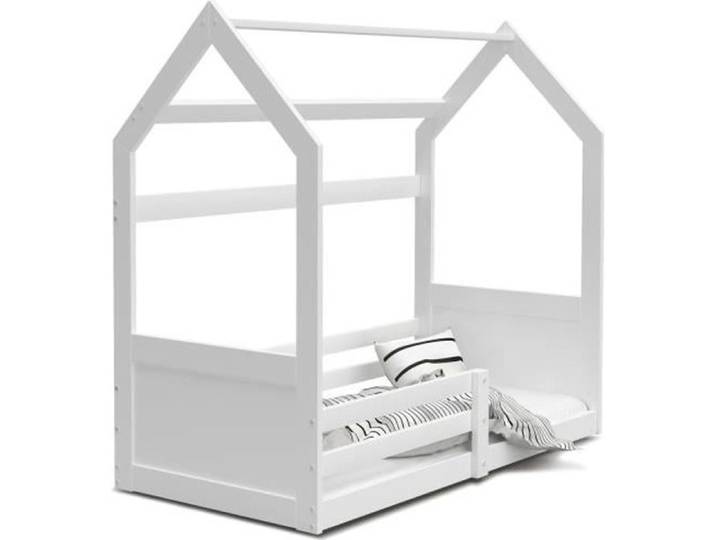 Lit Cabane Miki 80x160 Blanc