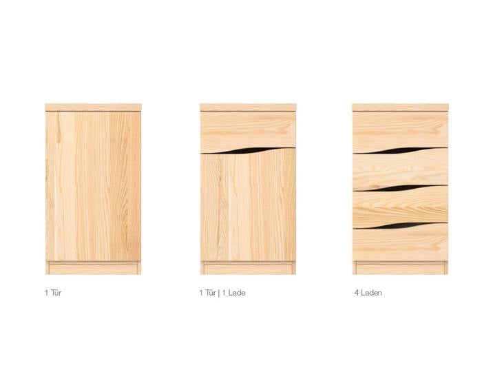 Kommode „Astrid“ 50 cm Esche Massivholz Esche