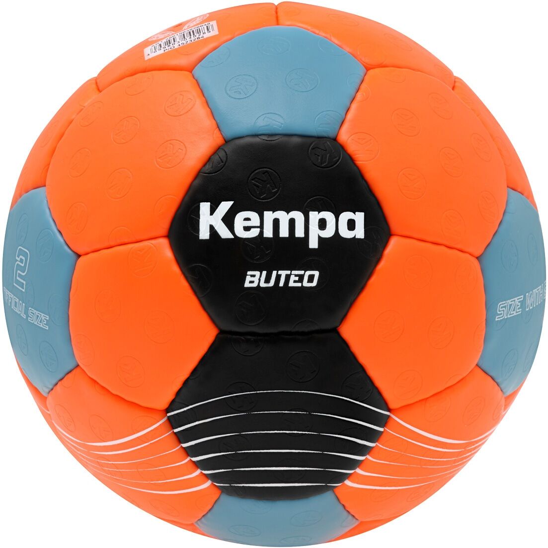 Handball KEMPA "Handball Buteo Kids" Gr. 2, orange (orange, blau), Bälle, Kinder, 2, Handball