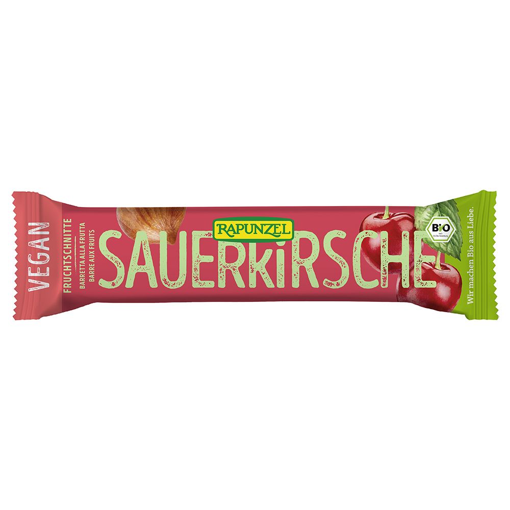 Rapunzel Fruchtschnitte Sauerkirsche Bio 40 g Riegel