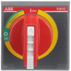 ABB RHE_H_EMS800TRA.ROT.HANDLEEME.ABB-CMC Drehhebel Rot für die Türmontage 1SDA060151R1