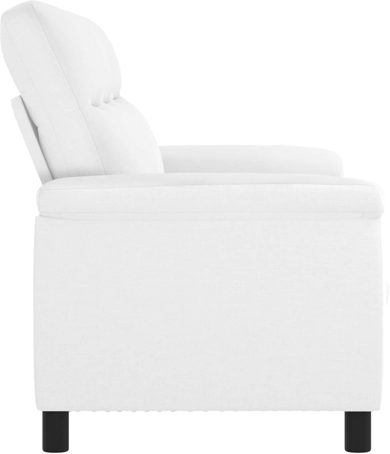 vidaXL Canapé Blanc 214 x 90 x 95 cm Tissu