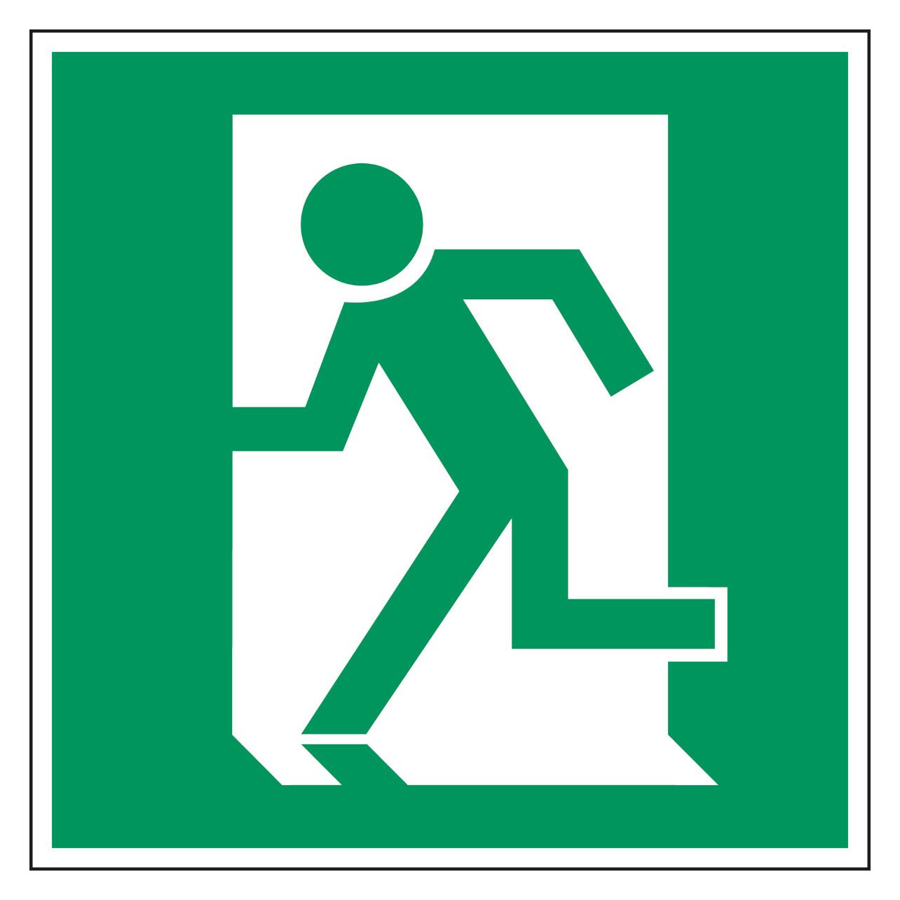 Brady PIC 384-148X148-B7541, Fluchtwegkennzeichnung - Rettungsweg (262763)