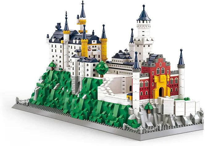 Castello di Neuschwanstein Mattoncini da Costruzione - Wange 6226
