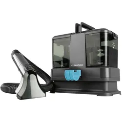 CleanMaxx Compact Wet and Dry, Polsterreiniger + Teppichreiniger, Schwarz, Blau
