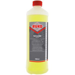 RUKO Schneidöl Konzentrat, 101034, für Metallbearbeitung, Flasche 1 Liter