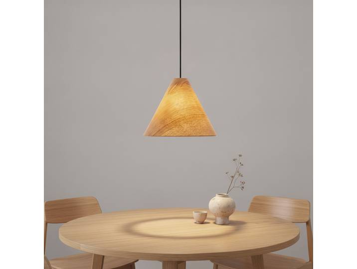 Houten hanglamp Elysian Ø 30cm Lyora - 109363