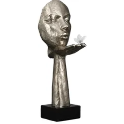Casablanca by Gilde, Deko Figuren + Skulpturen, Skulptur Desire Silber