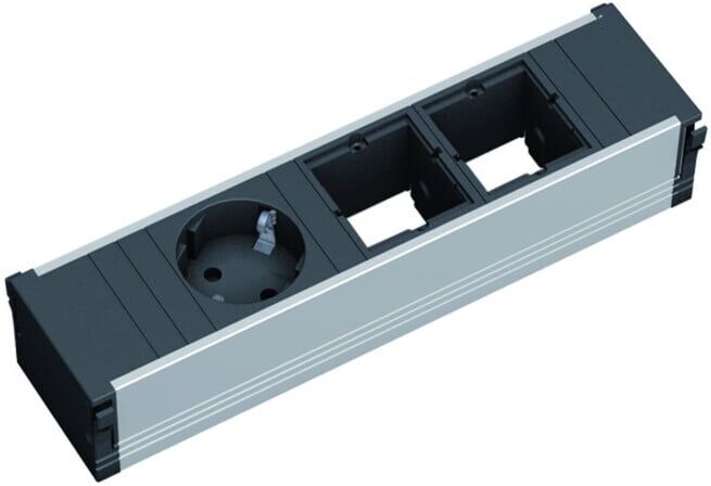 Bachmann Bloc prise 1x avec protection 2x ABD 912.002 (912.002)