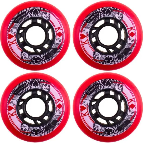 FR Skates Street Kings Inline Skates Rolle 4 Stk. (80mm - Rot)