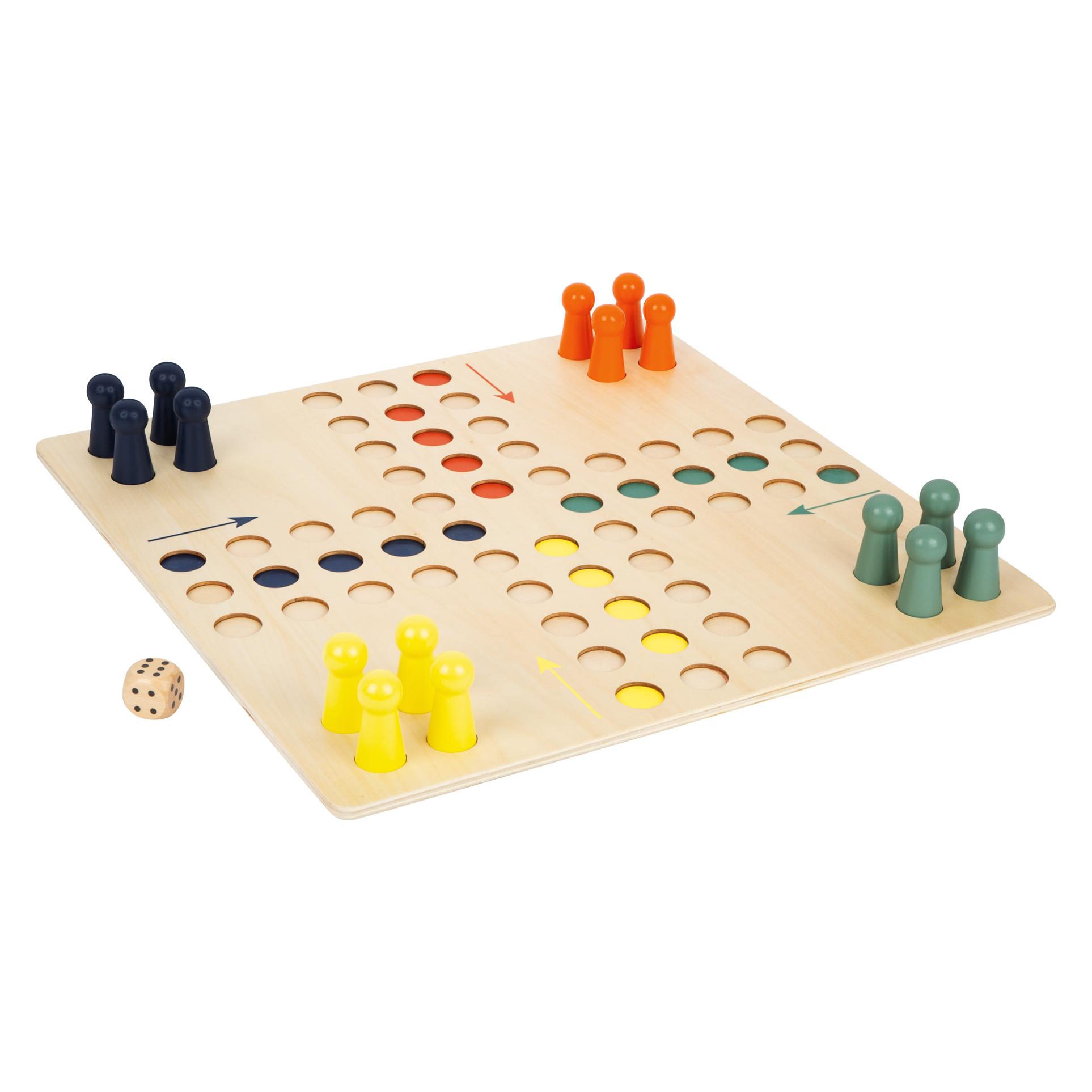 small foot Ludo XL (Deutsch, Englisch, Französisch, Italienisch, 2 - 4 Spieler) (11783)