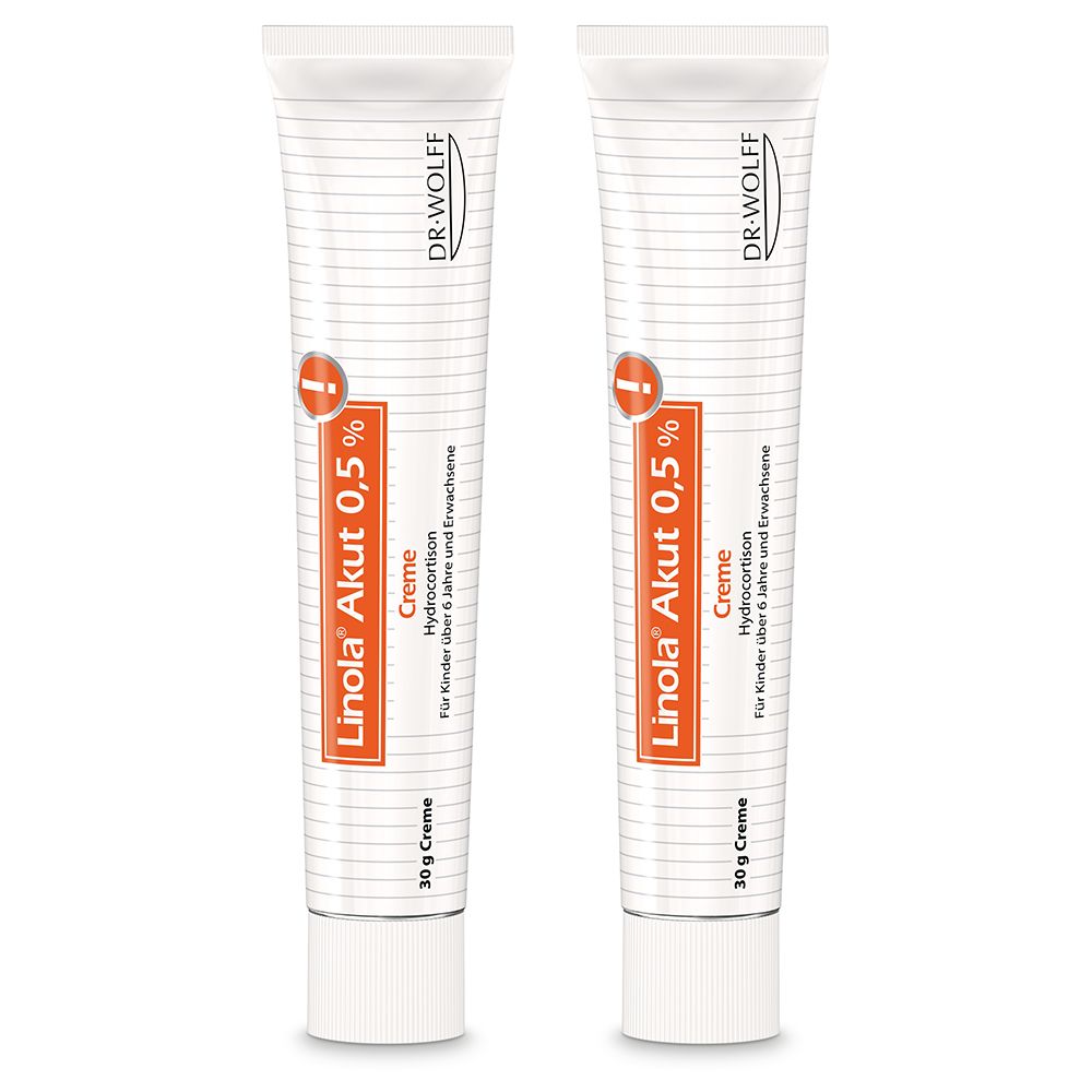 Linola akut 0,5% Creme Doppelpack 2x30 g
