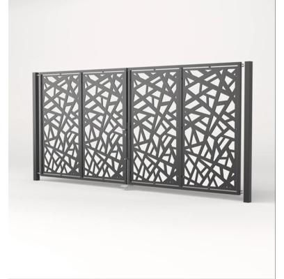 Doppeltor ALBERTS Nest 400 x 180 cm anthrazit