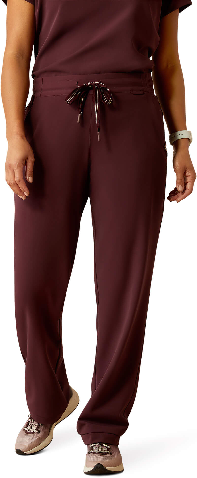 Women's Nightingale Utility Stretch Scrub Pant in Winetasting, Size: XS Regular by Ariat