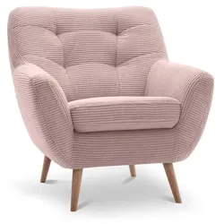 Exxpo by Gala Sessel Scandi Cord Powder Pink