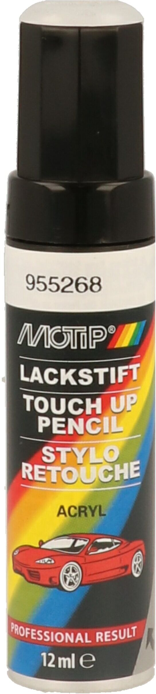 Motip Fahrzeuglack Fahrzeug-Kombinationslack Kompakt Autolack Weiß Metallic [12 Ml] 955268