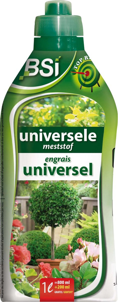 BSI Universele vloeibare meststof voor groene en bloeiende planten 1 liter