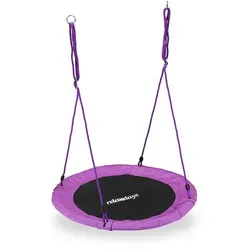 relaxdays Nestschaukel Ø 90 cm lila