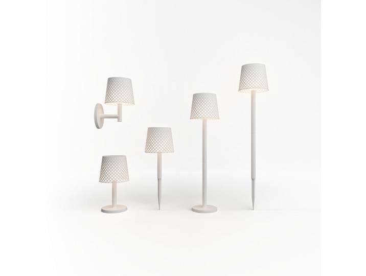 Newgarden Solarleuchte Greta, Weiß, Kunststoff, 16.3x80x16.3 cm, kabellos, aufladbar über Usb, Lampen & Leuchten, Außenbeleuchtung, Solarleuchten