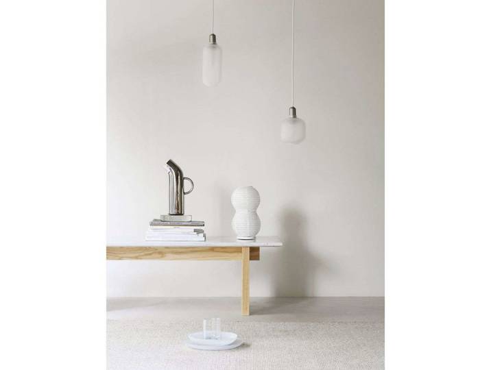 Puff Twist Lampe de Table White - Normann Copenhagen - Salon / séjour - Papier / carton