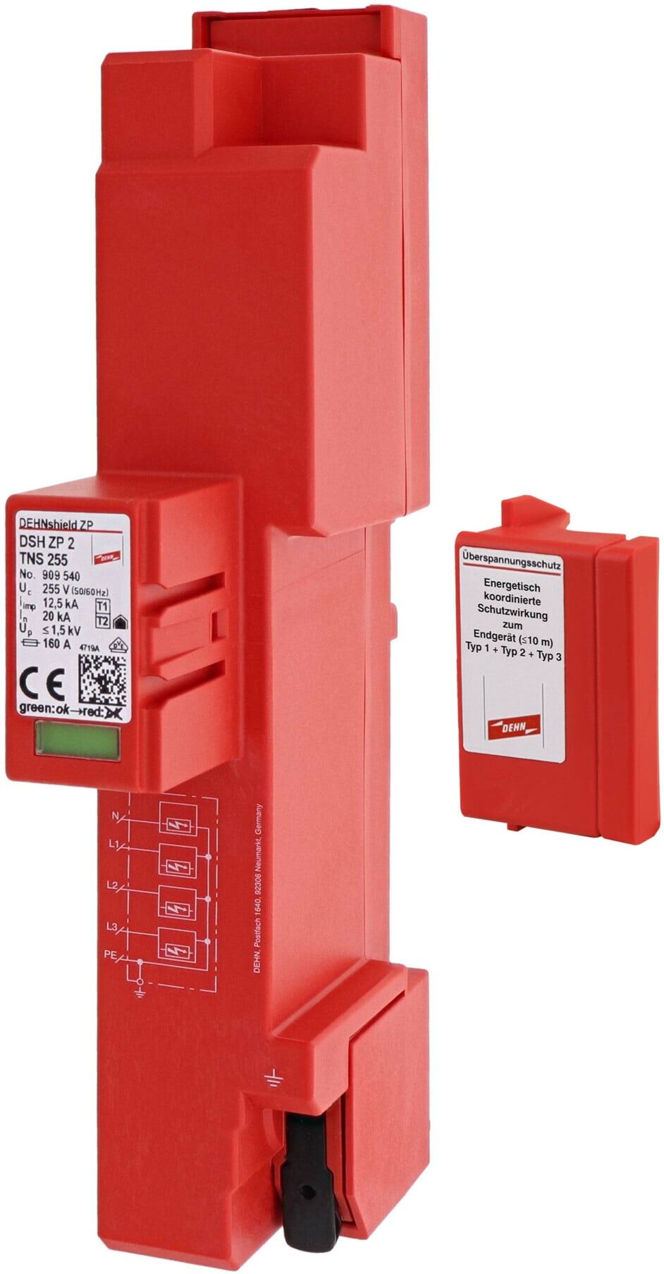 DEHN Kombi-Ableiter TN-S DSH ZP 2 TNS 255 ; Dehn & Söhne (909540)