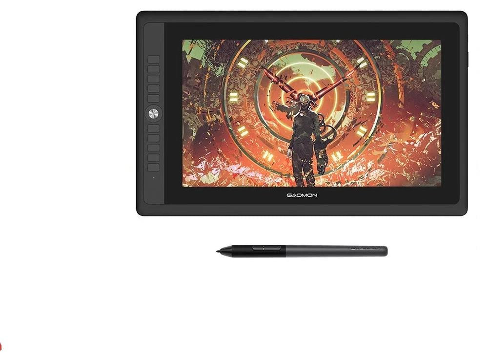 Selius Tekentablet met Scherm - 15.6 Inch Full HD voor Grafisch Ontwerp en Digitale Kunst