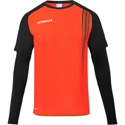 uhlsport Impulse Torwarttrikot Kinder fluo rot/schwarz 128