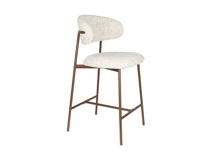 Hochwertiger Barstuhl „Claes“ White Label by Bloomingloft