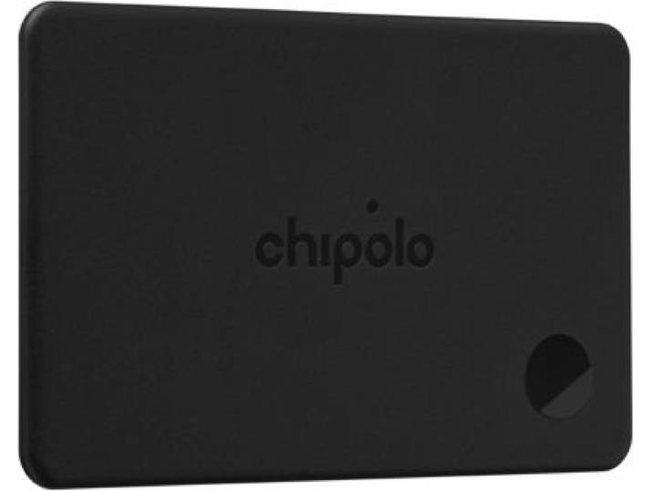 Chipolo - Tracker Gps Card Rechargeable Ss Fil Gris Charbon