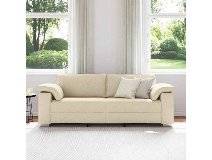 NEUF®Mobilier/Siège de salon - BESTMEUBLE - Canapé Crème 219x80x82cm tissu FR5313951