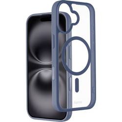 hama 00232382 Handyhülle Frame Protect für iPhone 17, magnetisch, durchsichtig, Blau