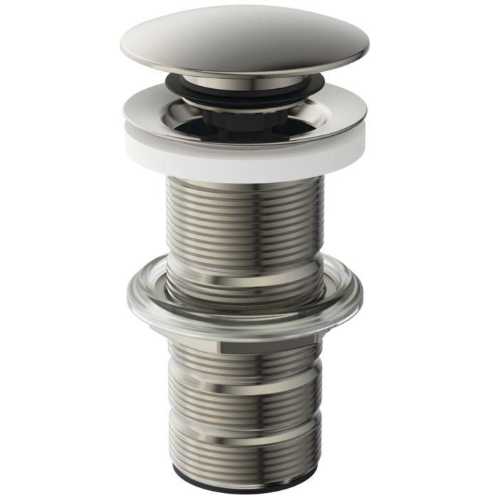 Ideal Standard Push-Open-Ventil E1483GN für Waschtische ohne Überlauf, Edelstahl