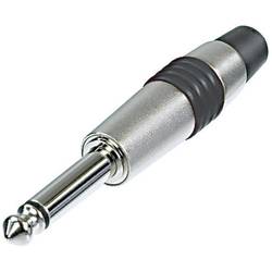 Rean AV NYS224C-0 Klinken-Steckverbinder 6.35 mm Stecker, gerade Polzahl: 2 Mono Silber, Schwarz 1 St.