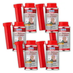 6x Additiv LIQUI MOLY 21721 Anti-Bakterien-Diesel-Additiv Kraftstoff Biozid 125 ml
