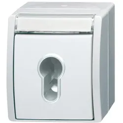 Busch-Jaeger 2733SLW-54 Schlüsselschalter Ausschaltung, 1-polig 2CKA001101A0925 2733SLW54