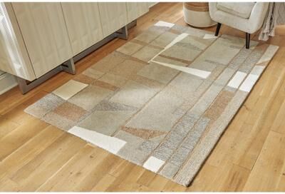 Signature Design by Ashley Abbotton Taupe/Gray/Brown Rug