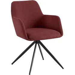 CLP Esszimmerstuhl Olema Cord   Farbe: bordeauxrot