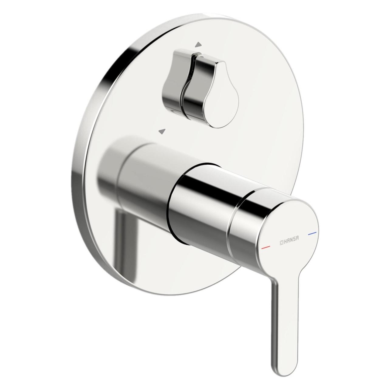 Hansa HANSADESIGNO Style Wannen- und Brausearmatur, Unterputz, chrom (81119563)