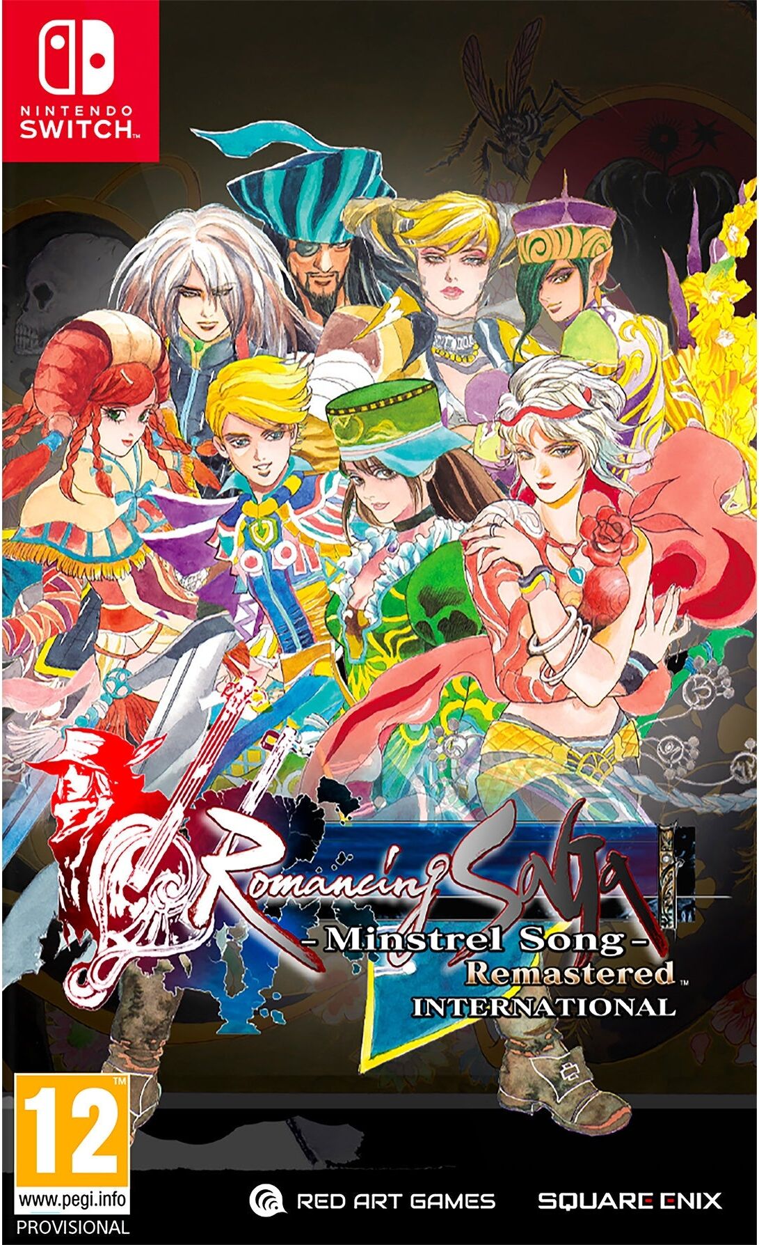 Red Art Games Romancing SaGa -Minstrel Song- Remastered International for Nintendo Switch (Game Cartridge)
