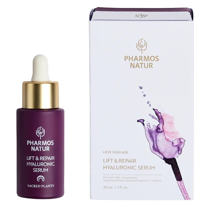 PHARMOS NATUR Love your Age, Lift & Repair Hyaluronic Serum, 30ml 1-030009