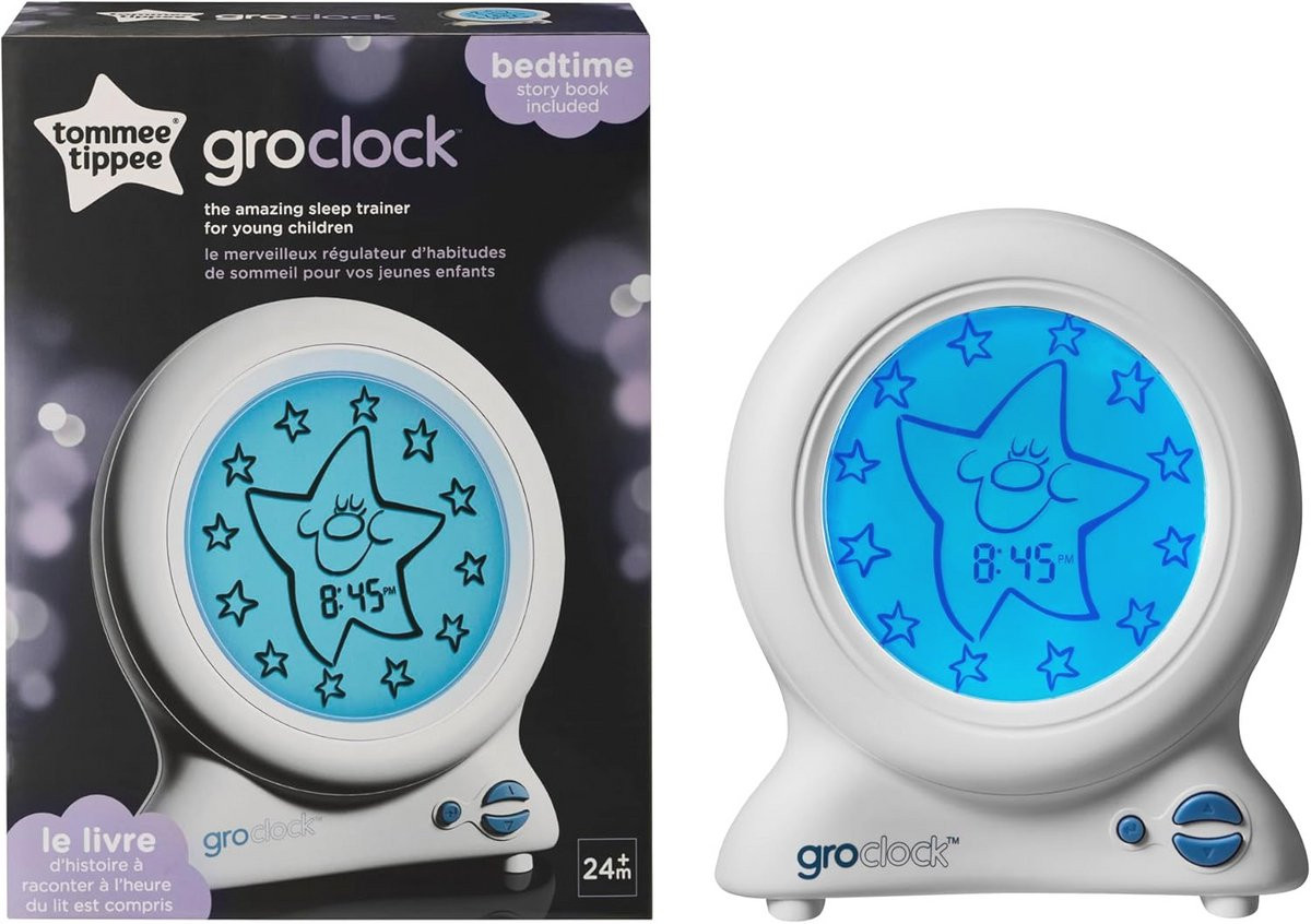 Slaaptrainer voor kinderen met groene klok