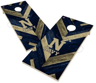 Skip's Garage Naval Academy Midshipmen Cornhole Board Set