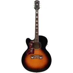 Epiphone J-200 Studio EC LH Vintage Sunburst - Westerngitarre Lefthand