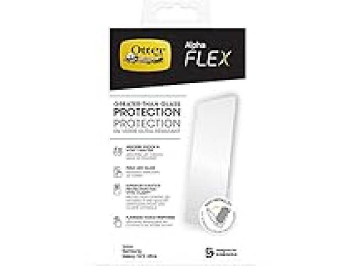 OtterBox Alpha Flex, Protecteur d'écran pour Samsung Galaxy S23 Ultra Protection ultra solide contre les fissures et les éclats, résistant aux éclats