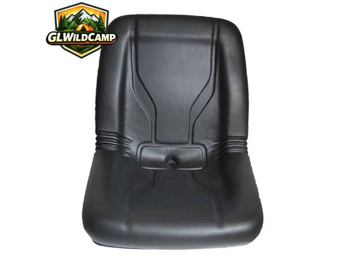Siège de rechange noir pour mini-tracteur de jardin avec trou