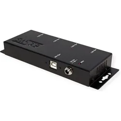 Exsys Ex-1166hmv (USB-B, 3 Ports), Dockingstation + USB Hub, Schwarz