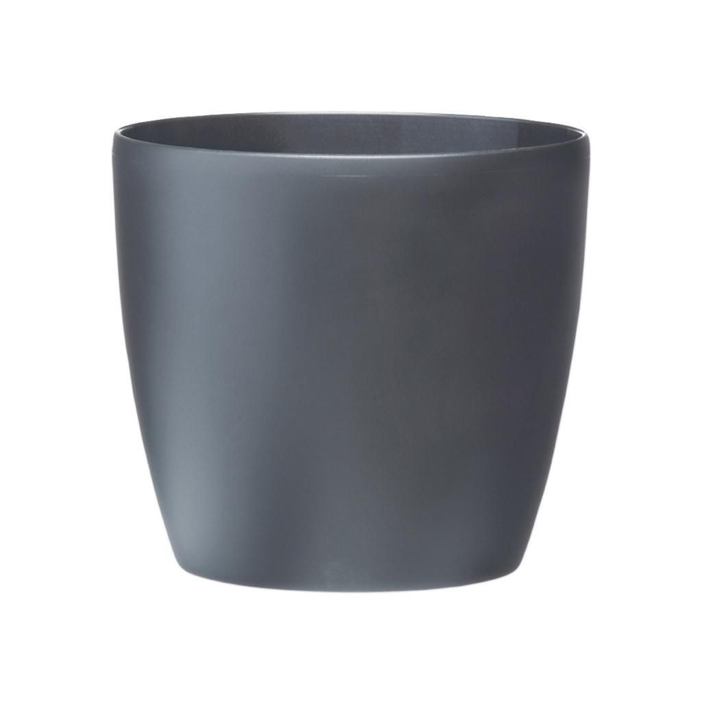 Elho Brussels Round Wheels Pot Antraciet 35 cm