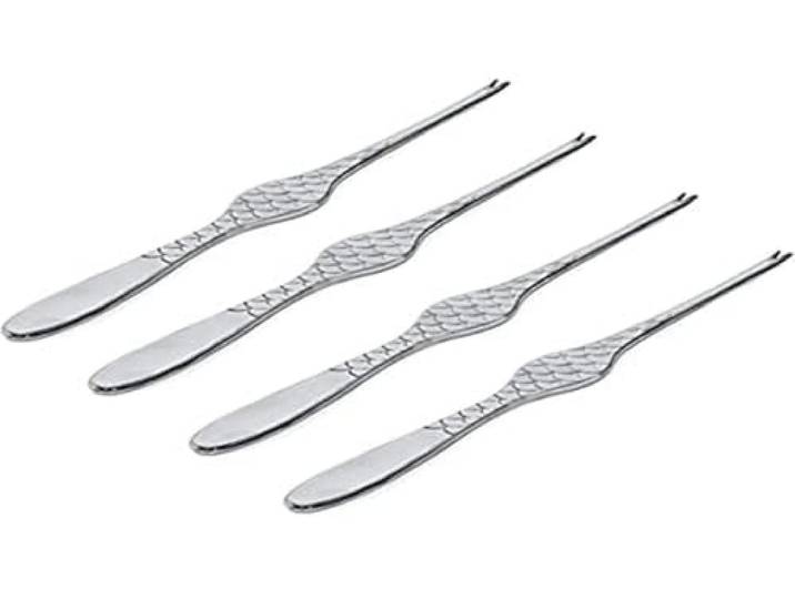 Alessi Hummerstiften 4-delige set COLOMBINA FISH