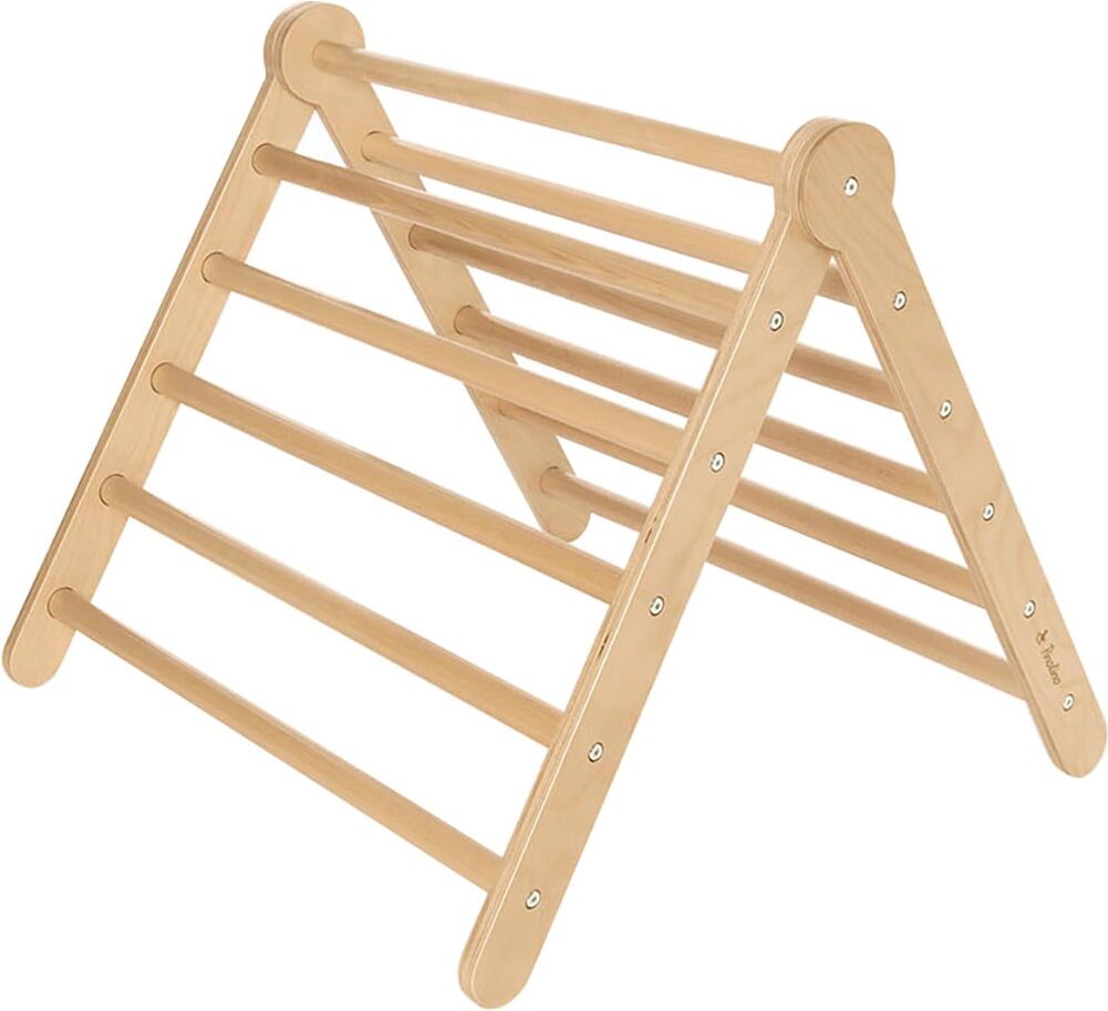 Klettergerüst PINOLINO "Kletterdreieck »Kari«", beige (natur), Klettergerüste, Kinder, B/H: 75cm x 62cm, Made in Europe, B:75cm H:62cm L:68cm