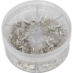 KN 97 99 910 - Aderendhülsen-Sortiment, unisoliert, 0,5 - 2,5 mm2